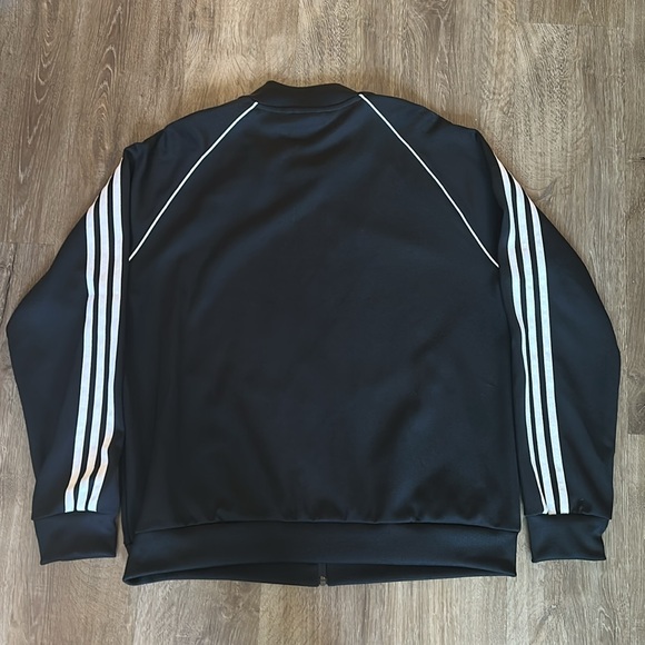 Vintage 80s Adidas Black Track Jacket in size XL - Picture 5 of 5